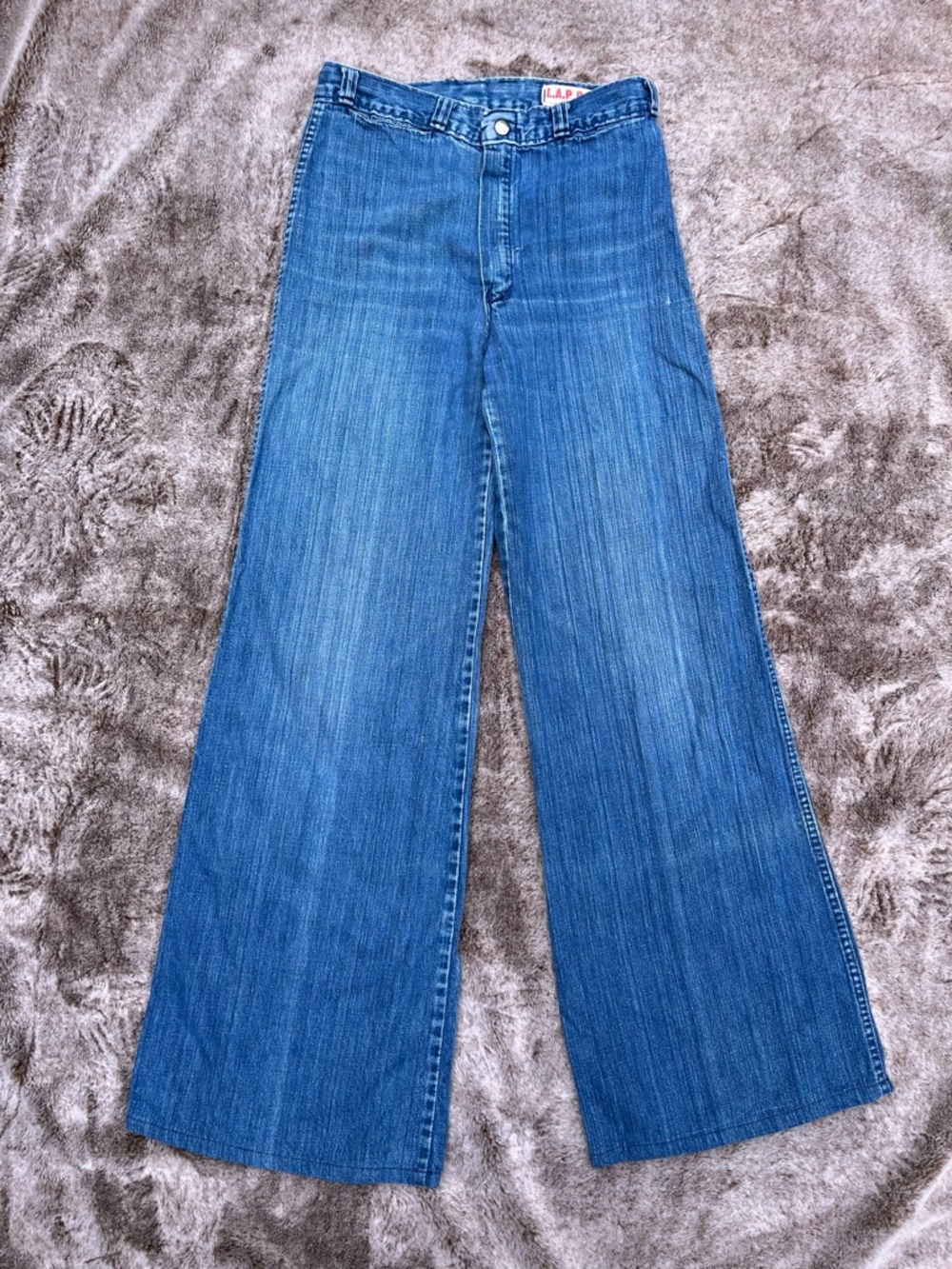 True Vintage High Rise Wide-Leg Jeans